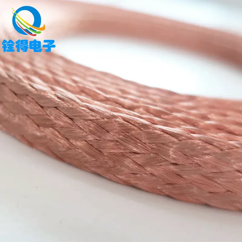 ¿Para qué se utiliza el alambre de cobre trenzado?
