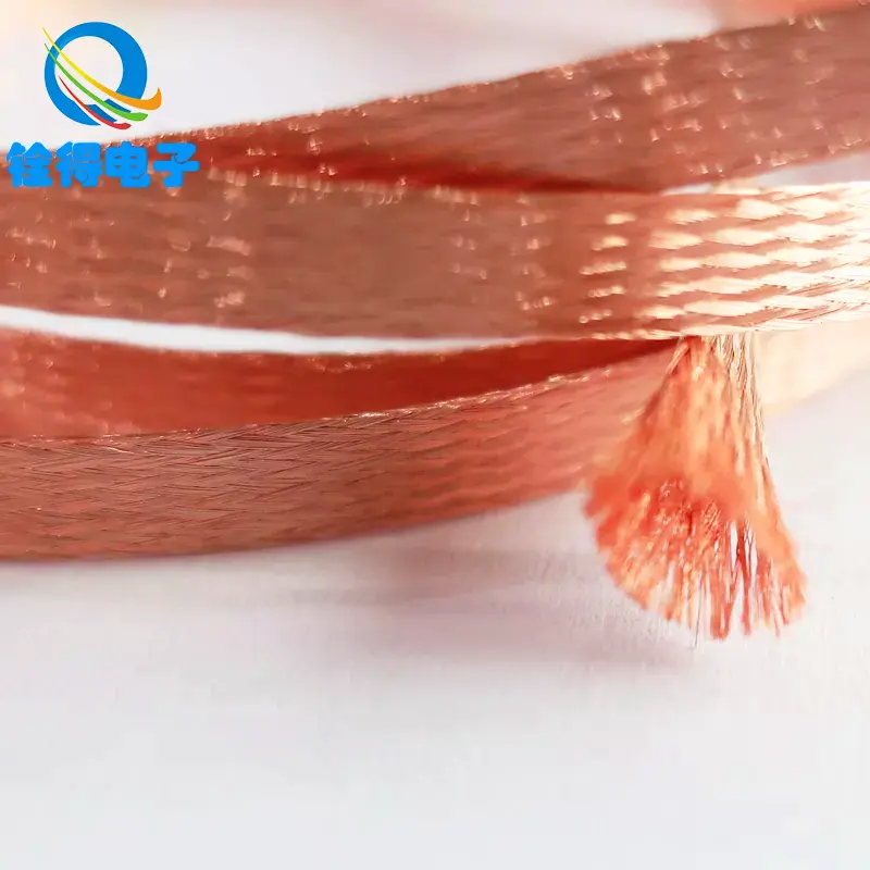 Tubo de malla de alambre de cobre trenzado flexible
